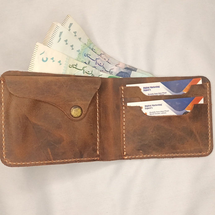 Eco Dream Genuine Leather Wallet – Vintage Minimalist Design