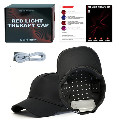 450Nm 660Nm 850Nm 56PCS LEDS Red Light Therapy Cap for Hair Growth Scalp Care Hair Wellness Beauty Portable Hat